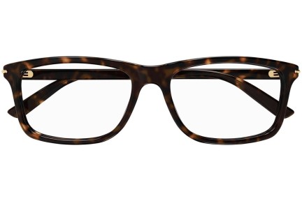 Brillen Gucci GG1447O 002 Rechthoekige Havana