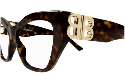 Brillen Balenciaga BB0312O 002 Cat Eye Havana