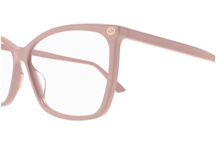 Brillen Gucci GG0025O 011 Cat Eye Roze