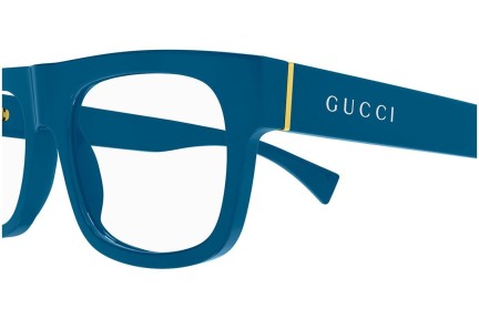 Brillen Gucci GG1137O 004 Flat Top Blauw