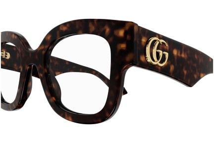 Brillen Gucci GG1423O 002 Vierkant Havana