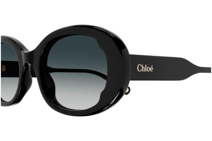 Zonnebril Chloe CH0197S 001 Ovaal Zwart