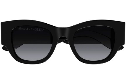 Zonnebril Alexander McQueen AM0420S 001 Vierkant Zwart