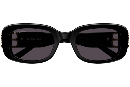 Zonnebril Balenciaga BB0310SK 001 Rechthoekige Zwart