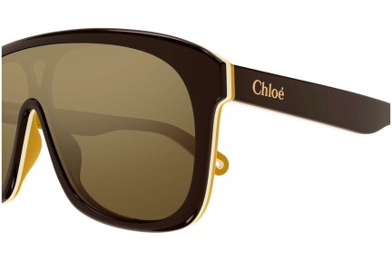 Zonnebril Chloe CH0212S 001 Panorama | Shield Bruin