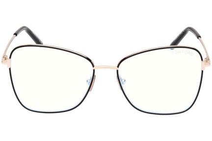 Brillen Tom Ford FT5906-B 001 Cat Eye Zwart