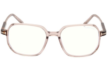 Brillen Tom Ford FT5911-B 045 Vierkant Bruin