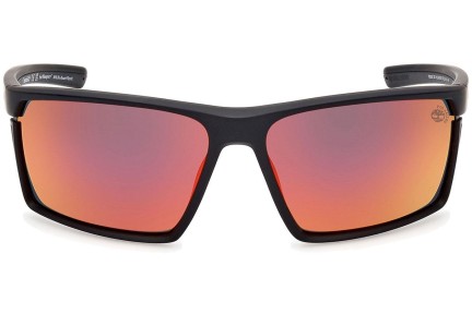 Zonnebril Timberland TB9333 02D Polarized Vierkant Zwart