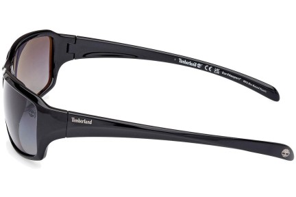 Zonnebril Timberland TB9332 01D Polarized Vierkant Zwart