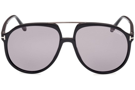 Zonnebril Tom Ford Archie FT1079 01C Pilot Zwart