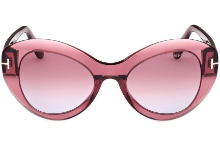 Zonnebril Tom Ford Guinevere FT1084 66Y Cat Eye Roze