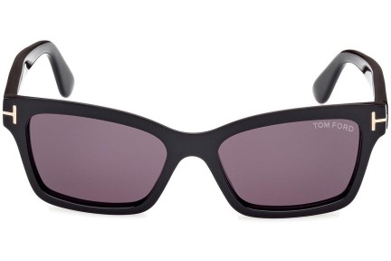 Zonnebril Tom Ford Mikel FT1085 01A Vierkant Zwart