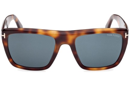 Zonnebril Tom Ford Alberto FT1077 53V Vierkant Havana