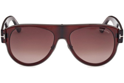 Zonnebril Tom Ford Lyle-02 FT1074 48T Pilot Bruin