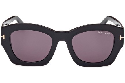 Zonnebril Tom Ford Guilliana FT1083 01A Vierkant Zwart