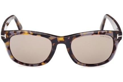 Zonnebril Tom Ford Kendel FT1076 55L Vierkant Havana