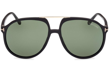 Zonnebril Tom Ford Archie FT1079 02N Pilot Zwart