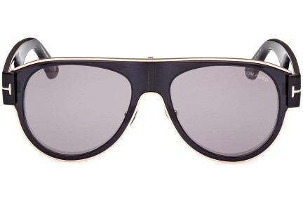 Zonnebril Tom Ford Lyle-02 FT1074 01C Pilot Zwart