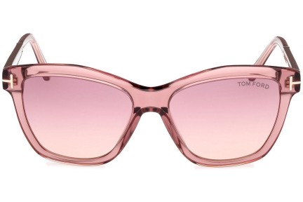 Zonnebril Tom Ford Lucia FT1087 72Z Vierkant Roze