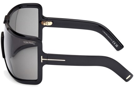 Zonnebril Tom Ford Parker FT1118 01A Vierkant Zwart