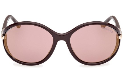 Zonnebril Tom Ford Melody FT1090 48Z Ronde Bruin