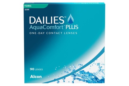 Contactlenzen Dagelijks Dailies AquaComfort Plus Toric (90 lenzen)