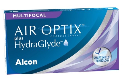 Contactlenzen Maandelijks Air Optix plus HydraGlyde Multifocaal (6 lenzen)