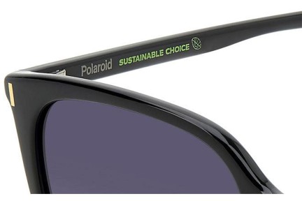 Zonnebril Polaroid PLD6218/S 807/WJ Polarized Vierkant Zwart