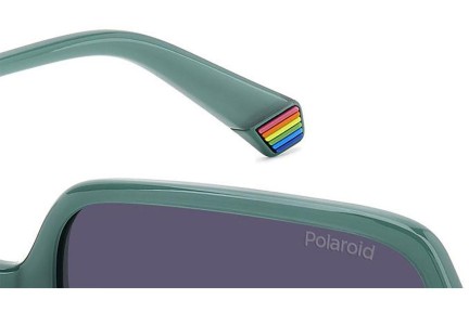 Zonnebril Polaroid PLD6219/S 1ED/WJ Polarized Vierkant Groen