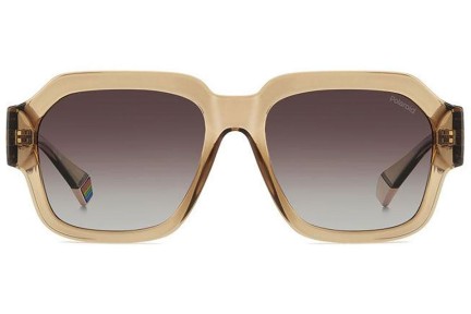 Zonnebril Polaroid PLD6212/S/X 10A/LA Polarized Rechthoekige Beige