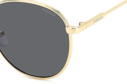 Zonnebril Polaroid PLD6215/S/X 2F7/M9 Polarized Ronde Goud