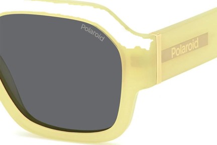 Zonnebril Polaroid PLD6212/S/X 40G/M9 Polarized Rechthoekige Geel