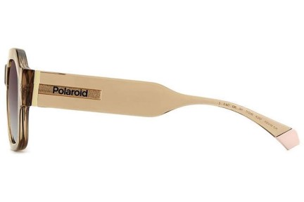 Zonnebril Polaroid PLD6212/S/X 10A/LA Polarized Rechthoekige Beige