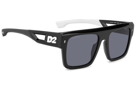 Zonnebril Dsquared2 D20127/S 80S/IR Flat Top Zwart