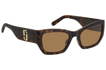 Zonnebril Marc Jacobs MARC723/S 086/70 Rechthoekige Havana