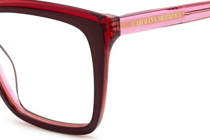 Brillen Carolina Herrera HER0251/G 0T5 Rechthoekige Rood