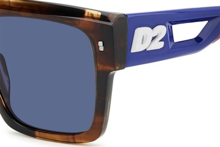 Zonnebril Dsquared2 D20127/S EX4/KU Flat Top Bruin