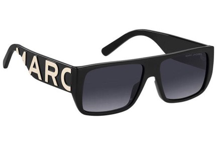 Zonnebril Marc Jacobs MARCLOGO096/S 80S/9O Flat Top Zwart