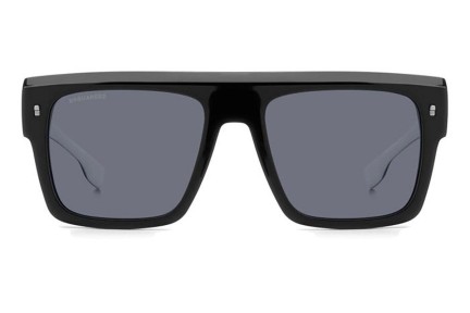 Zonnebril Dsquared2 D20127/S 80S/IR Flat Top Zwart