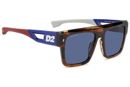 Zonnebril Dsquared2 D20127/S EX4/KU Flat Top Bruin