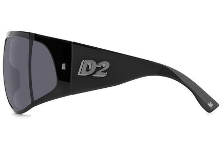 Zonnebril Dsquared2 D20124/S ANS/IR Flat Top Zwart