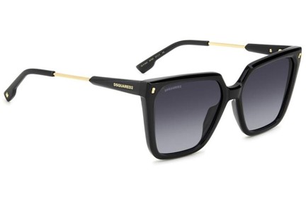 Zonnebril Dsquared2 D20135/S 807/9O Vierkant Zwart