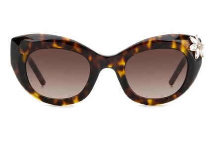 Zonnebril Carolina Herrera HER0215/S 086/HA Cat Eye Havana