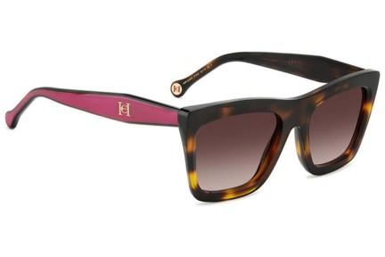 Zonnebril Carolina Herrera HER0226/S 0T4/HA Rechthoekige Havana