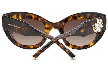 Zonnebril Carolina Herrera HER0215/S 086/HA Cat Eye Havana