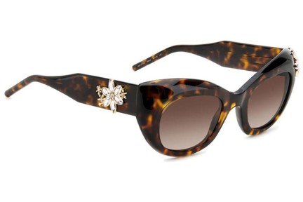 Zonnebril Carolina Herrera HER0215/S 086/HA Cat Eye Havana