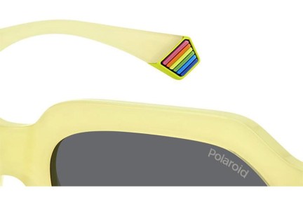 Zonnebril Polaroid PLD6212/S/X 40G/M9 Polarized Rechthoekige Geel