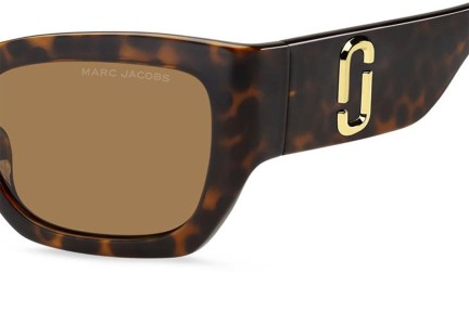 Zonnebril Marc Jacobs MARC723/S 086/70 Rechthoekige Havana