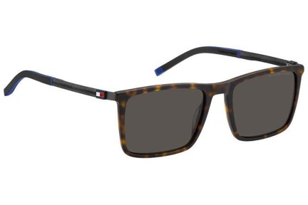 Zonnebril Tommy Hilfiger TH2077/S N9P/IR Rechthoekige Havana