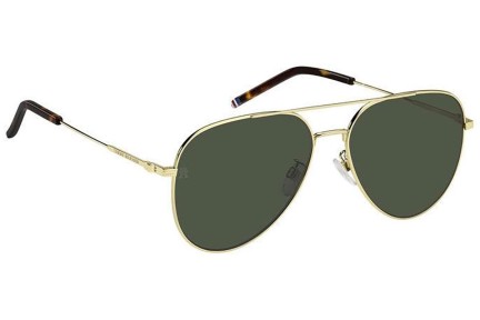 Zonnebril Tommy Hilfiger TH2111/G/S J5G/QT Pilot Goud